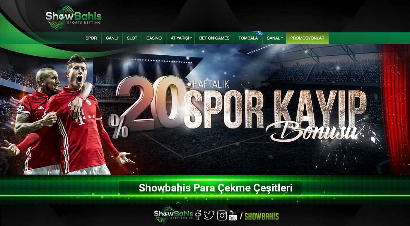 Showbahis Para Çekme Çeşitleri