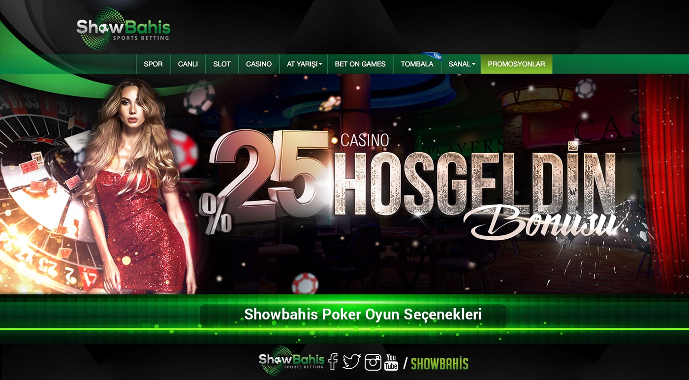 Showbahis Poker Oyun Seçenekleri